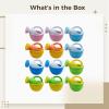 Tressify Watering Can Set 12 Pcs For Little Ones, Plastic Multi-Color, Bathing And Beach Play Garden Education Parties view 2