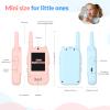 Video Walkie Talkies for Kids, 2 Pack Rechargeable Toddler Toys for Game Party Camping, Christmas(Blue-Pink) view 2