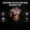 Hilarious Costume Projector & Voice Changer Speaker, Prank Voice Props Can Record Audio, Transformation Projector Speaker, Handheld Projector Bag Charm, Noisy Toys for Boys and Girls (Blue) view 3