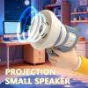 Hilarious Costume Projector & Voice Changer Speaker, Prank Voice Props Can Record Audio, Transformation Projector Speaker, Handheld Projector Bag Charm, Noisy Toys for Boys and Girls (Blue) view 4