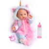 12 Inch Baby Dolls with Unicorn Clothes In Gift Box, With Doll Accessories Unicorn Onesie Clothes Feeding Bottle Pacifier Blanket, Play Set Toy for 3 4 5 6 Years Toddlers, Christmas Birthday Ideal view 1
