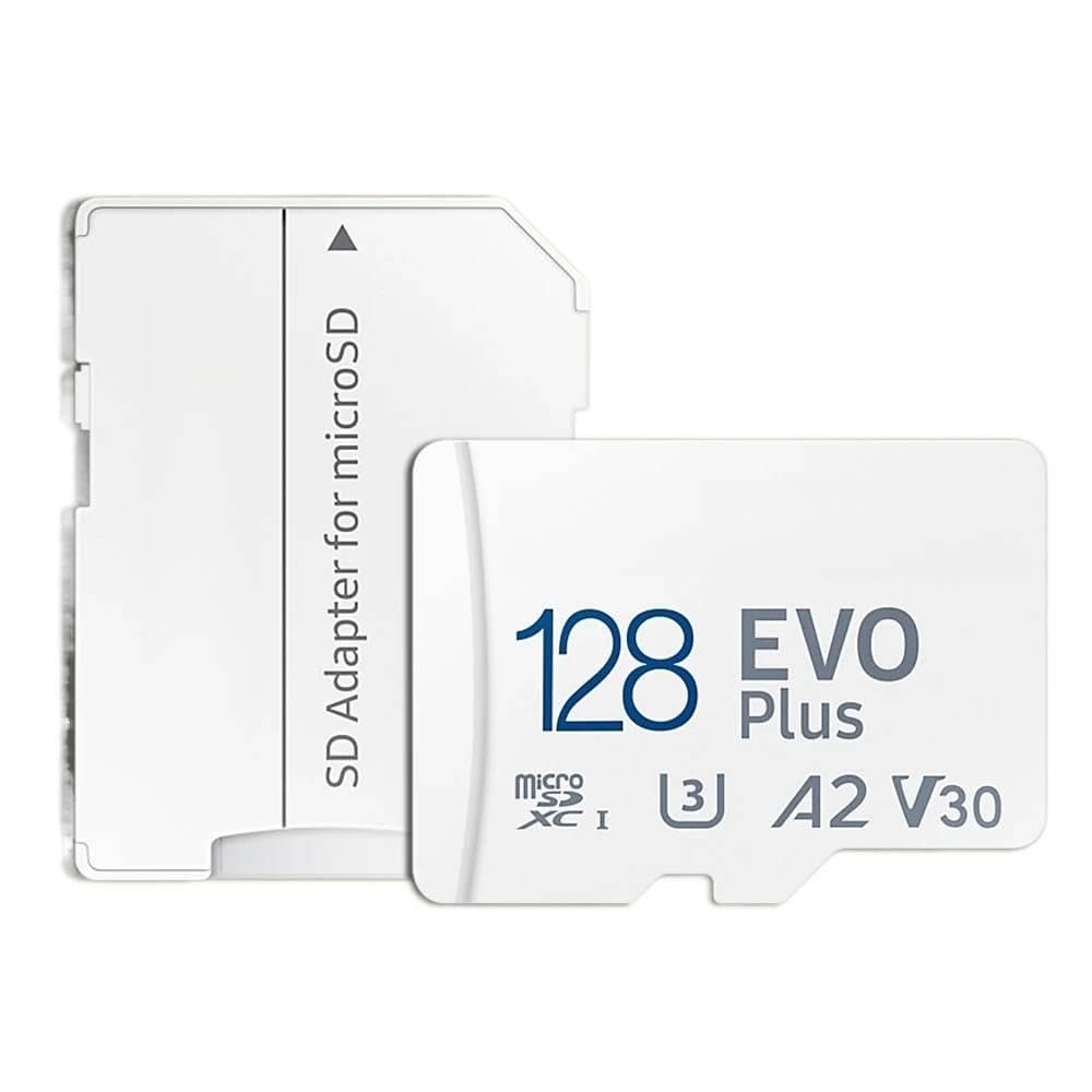 SHUAIBM for Micro for SD for EVO Plus UHS-I 64GB 128GB 256GB 512GB U3 A2 V30 TF for SDXC Memory Card Camera for DJI Phone(128G- U3 4K)