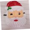 Beaupretty 3Pcs Santa Claus Masks Christmas Party Accessories Funny Xmas Themed Masks for Holiday Decor and Costume Role Playing view 2