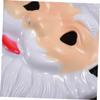 Beaupretty 3Pcs Santa Claus Masks Christmas Party Accessories Funny Xmas Themed Masks for Holiday Decor and Costume Role Playing view 3