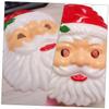 Beaupretty 3Pcs Santa Claus Masks Christmas Party Accessories Funny Xmas Themed Masks for Holiday Decor and Costume Role Playing view 4