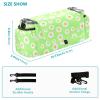 CZXW Baby Stroller Bag Daisy Light Green Stroller Caddy Organizer Bag with Adjustable Straps Non-slip Hook Large Storage for Strollers view 3