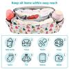 CZXW Baby Stroller Bag Cute Christmas Trees Stroller Caddy Organizer Bag with Adjustable Straps Non-slip Hook Large Storage for Strollers view 4