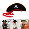 Halloween Party Tricorn Hats Masquerade Cosplay Accessory For Halloween Masquerade Hat Children Pirate Hat view 4
