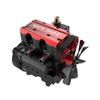 SEMTO Engine ST-NF2 7.0cc Mini Inline Double-Cylinder Four-Stroke Air-Cooled Nitro Internal Combustion Engine Model Kit that Works, DIY Engine Model Gift for Hobbyists (with Start Kits) view 3