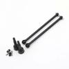 2pcs Steel Metal Drive Shaft Driveshaft Compatible with RC Car Parts 1 10 Scale Models Rlaarlo Omni Terminator for Part Number 8K1927225B view 2