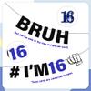 16th Birthday Decorations Boys Banner - 33 Pcs Blue Bruh IM 16 Banner Balloons Hanging Swirls Cake Cupcake Topper Table Sign For Sixteen Birthday Party Decor Supplies view 3