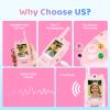 Kids Video Walkie Talkies for Age 3-12Rechargeable Radios with Screen, Voice Changer, Long Range - Christmas Birthday Gifts for Girls view 3