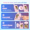 Kids Video Walkie Talkies for Age 3-12Rechargeable Radios with Screen, Voice Changer, Long Range - Christmas Birthday Gifts for Girls view 4