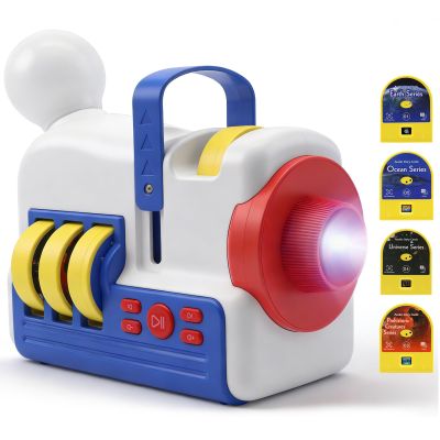 Story Machine Projector for Kids,Storytelling Machine,Storytime Projector with 32 Educational Story Films,Night Light Storybook,Audio Play,White Noise,Eye Protection,Toddler Toys,Gift for Kids Ages 3+