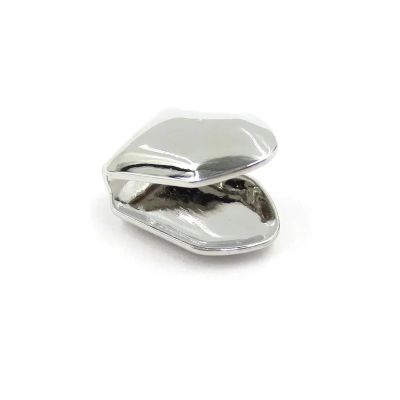 Gold Tooth Cap 5 PCS Fit Gold Plated HipHop Single Tooth Cap Top Bottom Dental Grill Teeth Caps For Teeth Mouth(Silver)