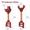 Duseu 2 PCS Dinosaur Grabber Toy, Dino Grabber Claw for Kids, 16.9'' Durable Plastic Dinosaur Claws Pickup Tool, Children Grabbers Interactive Dinosaur Toys view 2