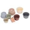 Aqur2020 Colorful Stacking Cups, 8 Pieces, Educational Toys for Toddlers, Bath and Water Play, ABS Material view 3