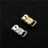 Gold Tooth Cap 4 PCS Hip Hop CZ Teeth Men Women Gold Silver Color Single Tooth Cap Dental Grill Punk Rapper Halloween Cosplay For Teeth Mouth(Silver Plated) view 3