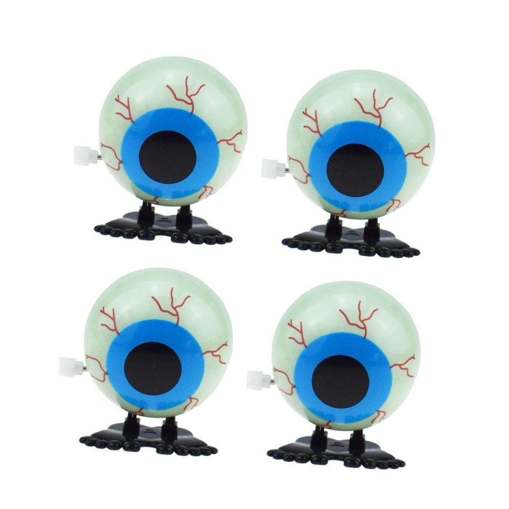BESPORTBLE Dark Halloween Wind Up Eyeball Clockwork for Creative Halloween Figurine with Easy-Grip Design Safe and Fun Gift for Boys
