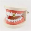 Gold Tooth Cap 5 PCS Fit Gold Plated HipHop Single Tooth Cap Top Bottom Dental Grill Teeth Caps For Teeth Mouth(Black) view 2