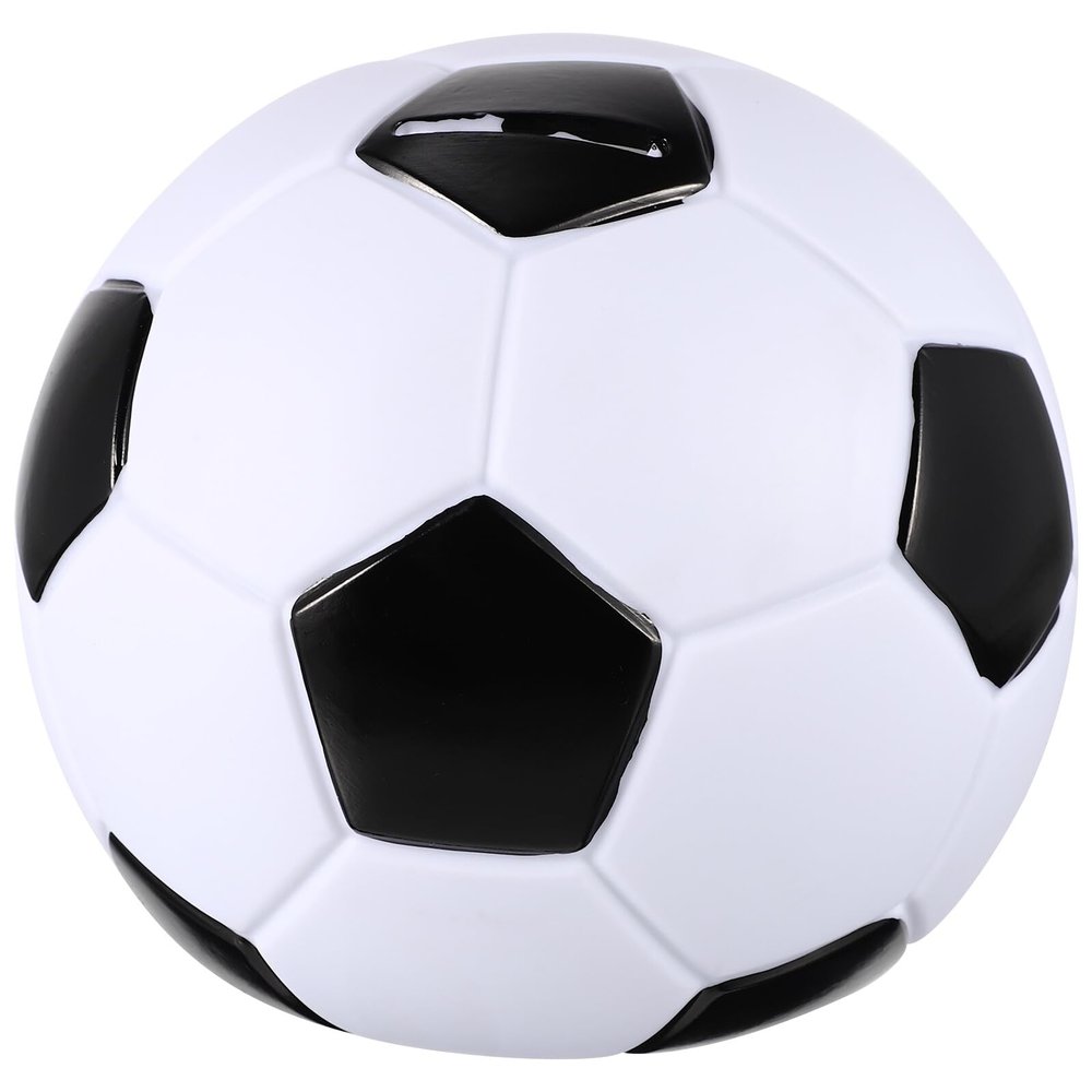 Abaodam Money Bank Football Shape Coin Bank for Boys and Vinyl Cartoon with Capacity Non-Fading Sports-Themed Money Saving Box for Home Decoration and