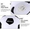 Abaodam Money Bank Football Shape Coin Bank for Boys and Vinyl Cartoon with Capacity Non-Fading Sports-Themed Money Saving Box for Home Decoration and view 3