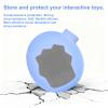 Fukaisu Protective Case Set, Silicone Cover & Screen Protector with Lanyard for Game Lovers (Blue) view 4