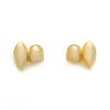 Gold Tooth Cap 10 PCS Double Glossy Hip-Hop Tooth Grills Halloween Gift Punk Jewelry Mouth Teeth For Teeth Mouth(Gold) view 1