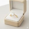 Handmade 925 Silver Oval Moissanite Ring, Minimalist Solitaire Design, Soft Shine Finish, for Women and Girls view 4