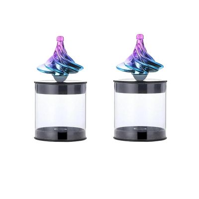 Magnetic Airflow Spinning Top  Wind-Powered Fidget Toy for Stress Relief & Focus  Aerodynamic Tornado Spinner with Magnetic Base  Unique Desk Toy for Adults and Kids  Perfect Office Gift