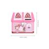 GALPADA Cartoon House Money Pot with Lock Adorable Unicorn Coin Bank Lightweight Saving Jar for Decor Pink Blue Random view 2