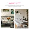 GALPADA Cartoon House Money Pot with Lock Adorable Unicorn Coin Bank Lightweight Saving Jar for Decor Pink Blue Random view 3