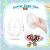 40 Pcs 5 Inch Clear Easter Eggs Bulk Large Transparent Plastic Eggs Fillable Empty Easter Eggs for Easter Basket Stuffers Party Decor view 2