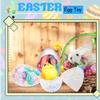 40 Pcs 5 Inch Clear Easter Eggs Bulk Large Transparent Plastic Eggs Fillable Empty Easter Eggs for Easter Basket Stuffers Party Decor view 3