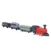 Aqur2020 Alloy Steam Train Model Toy, Vintage Design, Educational, Pull-Back, Red, 4 Pieces view 3