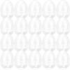 20 Pcs 5 Inch Large Clear Easter Eggs Big Transparent Easter Eggs Fillable Plastic Eggs Plastic Surprise Egg Bulk for Easter Hunt Theme Party Favors view 1
