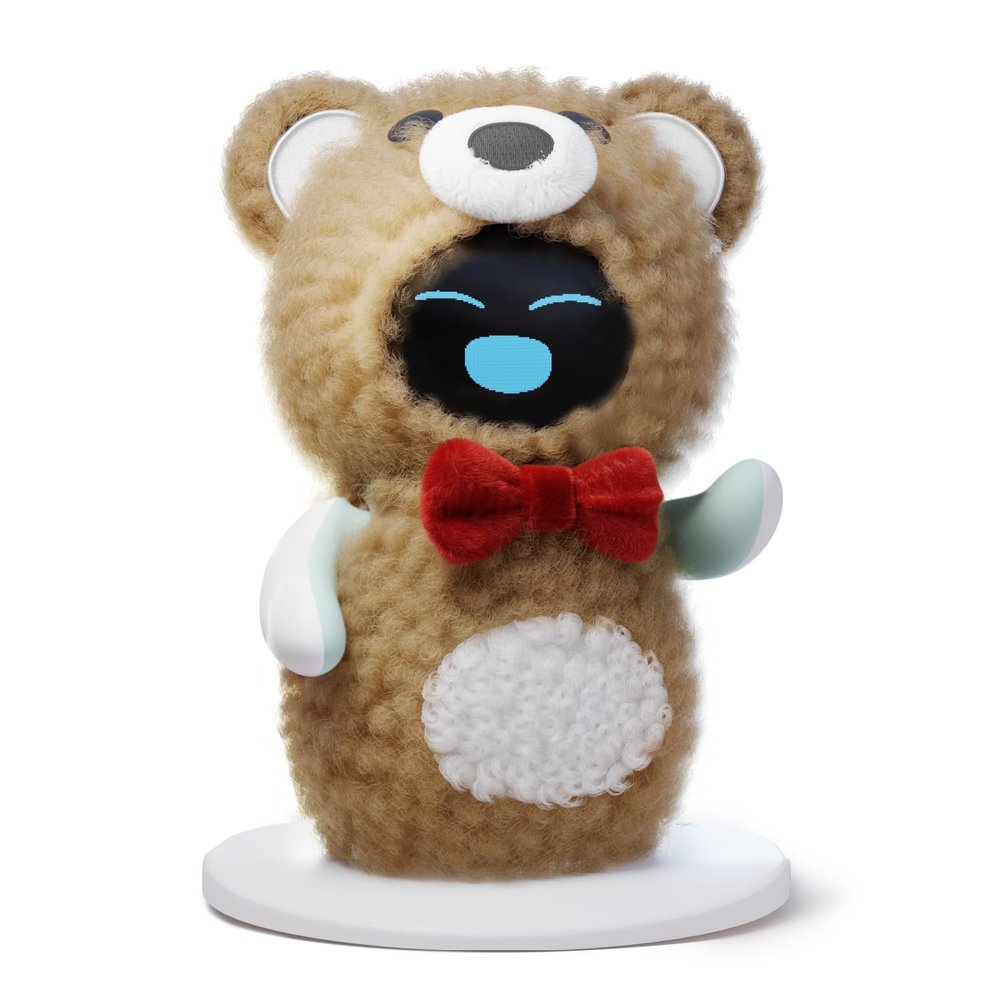 ENERGIZE LAB Eilik's Teddy Bear Outfit Soft Plush Costume for The Desktop Companion Robot Eilik (Sold Separately), Cozy & Cuddly Wear for Your Little Friend, Designed for Heartwarming Moments.