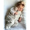 Anano 19 Inch Realistic Reborn Toddler Doll with Hair - Lifelike Silicone Baby Doll for Girls, Realistic Reborn Babies Silicone Baby Gift Perfect for Christmas & Collectors (Bebes De Silicona Reales) view 4