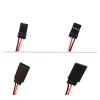 BHUPWZE Servo Extension Cable 150mm/200mm Long, Suitable for Model Cars/Ships/Aircraft, 1 Trailer, 2/1, 3/1, 4 Y-Lines(200mm 1 to 4) view 3