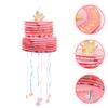 Beaupretty Mini Pull-string Pinata for Birthday Party Portable Sugar-filled Box Fun Party Game Prop for Boys and Celebration view 2