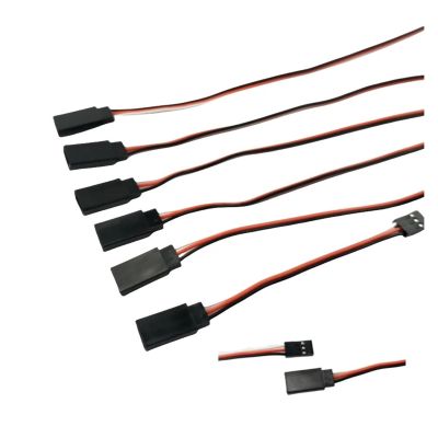 BHUPWZE 10pc 100mm 150mm 200mm 300mm 500mm 600mm 1000mm RC Servo Extension Cord Cable Wire Lead JR(10pc 300mm)