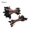BHUPWZE 10pc 100mm 150mm 200mm 300mm 500mm 600mm 1000mm RC Servo Extension Cord Cable Wire Lead JR(10pc 300mm) view 4