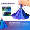 2 Pcs 3D Printed Expanded Sensory Fidget Star, Colorful Fractal Fidget Hexagon with Handles Whirling Spiral Design Star Shaped Toys for Stress Relief view 3