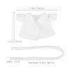 PHENOFICE Soft Cotton Stuffed Animal Clothes for Rag Doll Bear Comfortable Plush Robe Set for Dollhouse Bathroom Accessories Cute Costume for Plushies Sleepwear Outfit for Play and Rest view 2