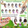 180 Pcs Little Jesus Figures Rubber Mini Jesus Figurines in Bulk Tiny Baby Jesus Loves You Figures With Bottle for Hide and Seek Easter Egg Fillers Egg Hunt Party Favors Gifts (10 Color*180) view 3