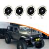 4 Pieces 1/12 RC Brake Disc RC Car Brake Disc Professional Replacement Accessory Decoration for Truck Hobby Model, Black view 2