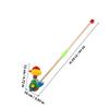 JOINPAYA Wooden Push Cart with Animal Motif for Leg Muscle Training Safe Material Leaning Walk Support for Boys and Gift for Birthday and Christmas view 2