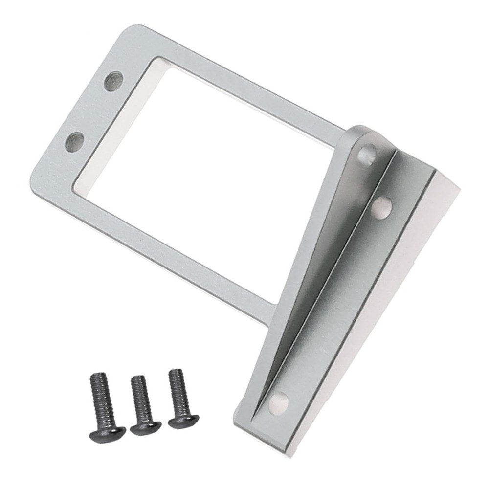 Aluminum Alloy Servo Mount DIY Modified Sturdy Professional Aluminum Alloy for 1:10 Capra F9 Offset Axle Model Car Upgrade, Silver