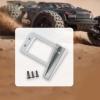 Aluminum Alloy Servo Mount DIY Modified Sturdy Professional Aluminum Alloy for 1:10 Capra F9 Offset Axle Model Car Upgrade, Silver view 4