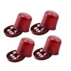 Abaodam 4 Sets Thicken Anti-Cheating Dice Box with Broken-Resistant Dice Cups and Pearl Color Dices for Ktv Bar Game Entertainment view 1